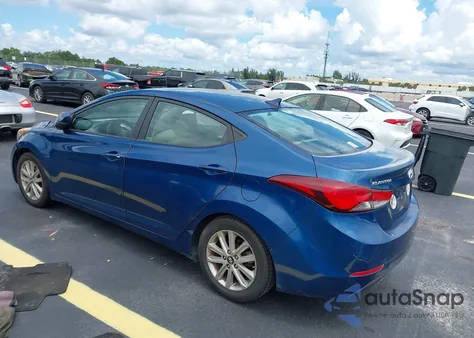 2015 Hyundai Elantra Se из США, поврежденный, VIN KMHDH4AE0FU249049